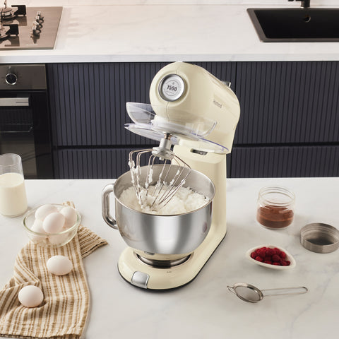 Homend Vintage Profashion 3027H, Chef de Cuisine, Crème, 1500W, 5.5L
