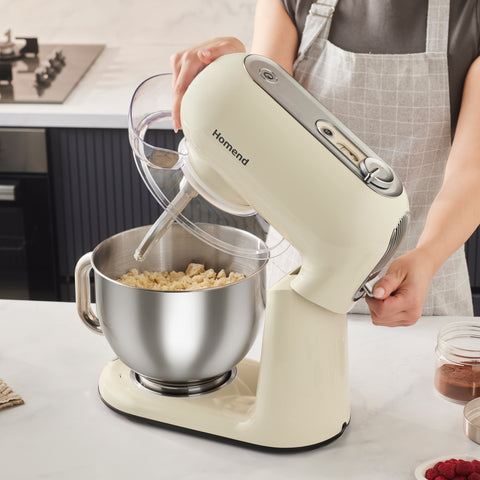 Homend Vintage Profashion 3027H, Chef de Cuisine, Crème, 1500W, 5.5L