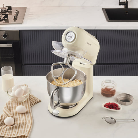 Homend Vintage Profashion 3027H, Chef de Cuisine, Crème, 1500W, 5.5L