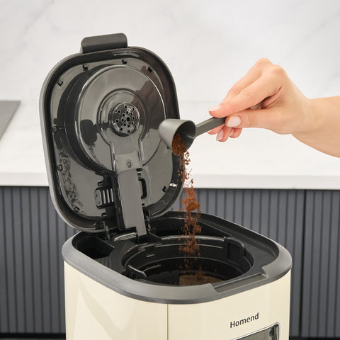 Homend Vintage Coffeebreak 5027H – Machine à Café Filtre Crème