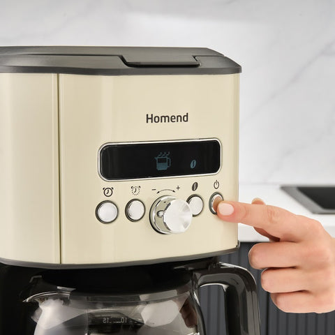 Homend Vintage Coffeebreak 5027H – Machine à Café Filtre Crème