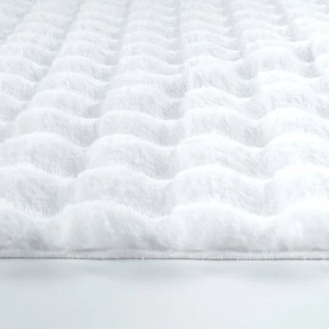 Tapis en Cachemire 7/24 Cosy Premium Bubble Blanc 100x150 cm