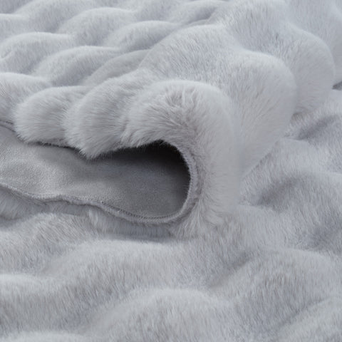 Tapis en Cachemire 7/24 Cosy Premium Bubble Gris Clair 100x150 cm