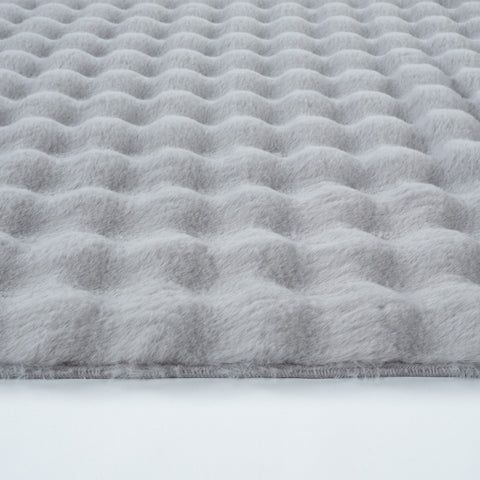 Tapis en Cachemire 7/24 Cosy Premium Bubble Gris Clair 100x150 cm