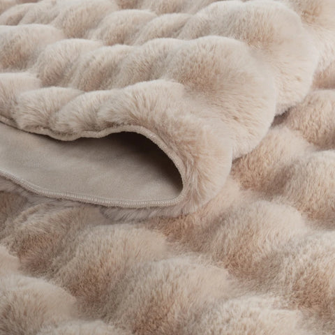 Tapis en Cachemire 7/24 Cosy Premium Bubble Beige 100x150 cm