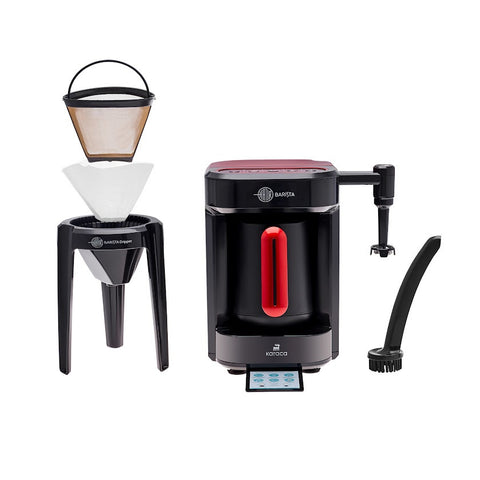 Karaca Hatır Barista Latte et Machine à Café Turc Imperial Red