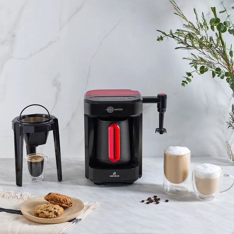 Karaca Hatır Barista Latte et Machine à Café Turc Imperial Red