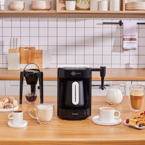 Karaca Hatır Barista Machine à café latte et turc Pearl White