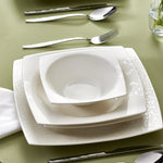 Karaca Square Bone Flava, Service de Table 24 pièces pour 6 personnes