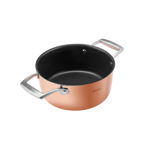 Karaca Biodiamond Copper – Batterie de cuisine 7 pièces