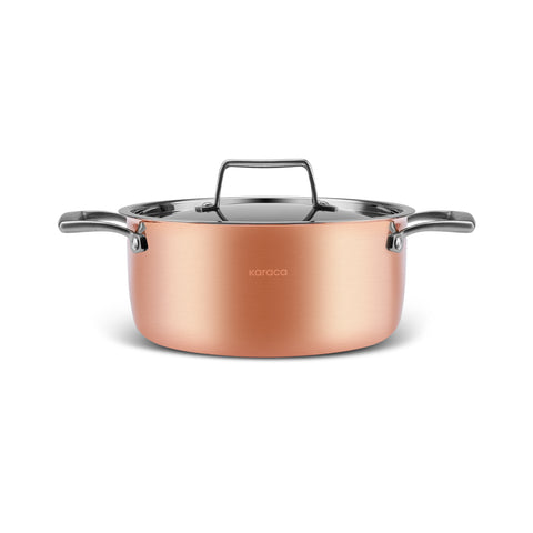 Karaca Biodiamond Copper – Batterie de cuisine 7 pièces