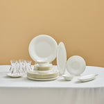 Set de Petit Déjeuner Karaca Fine Pearl New Fame pour 6 Personnes, 26 Pièces – Or