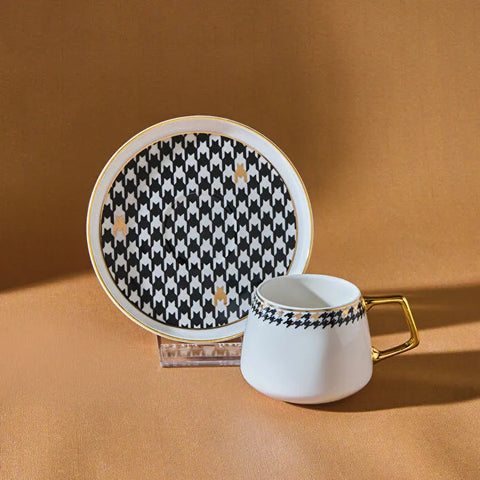 Karaca Kazayagi Ensemble De Tasses À Café Pour 2 Personnes 100 Ml