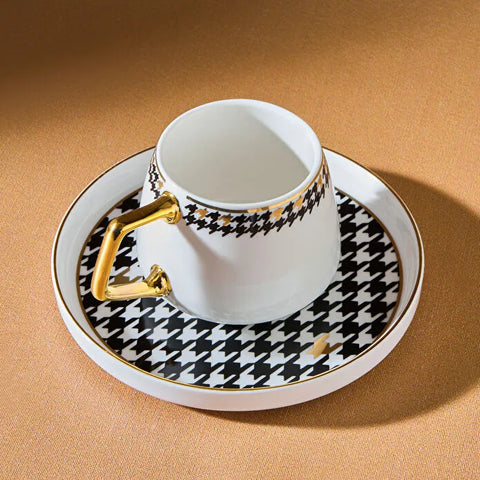 Karaca Kazayagi Ensemble De Tasses À Café Pour 2 Personnes 100 Ml