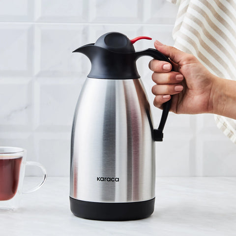 Théière-thermos Karaca Clark, 1,5 L, inox