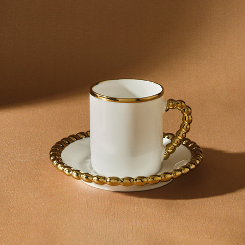 Karaca Boncuk pour 6 personnes Tasse à café, 80 ml