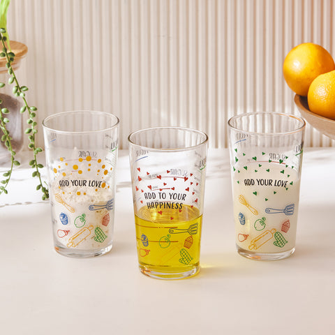 Karaca Carme Verre Doseur Rouge 550 Ml