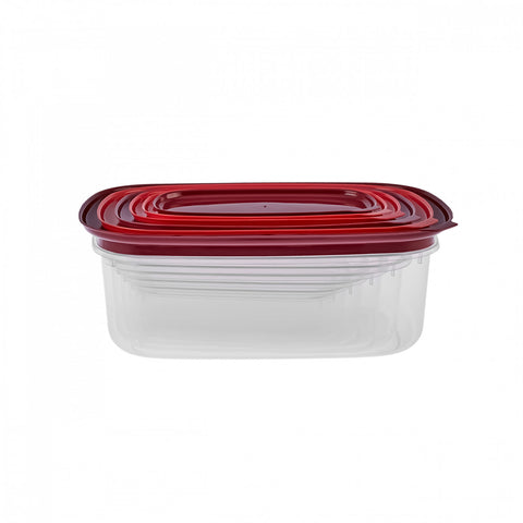 Karaca Vicks Red Velvet Ensemble de 6 Contenants de Rangement