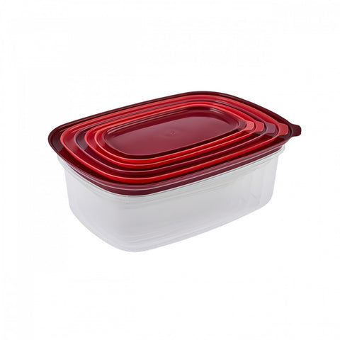 Karaca Vicks Red Velvet Ensemble de 6 Contenants de Rangement