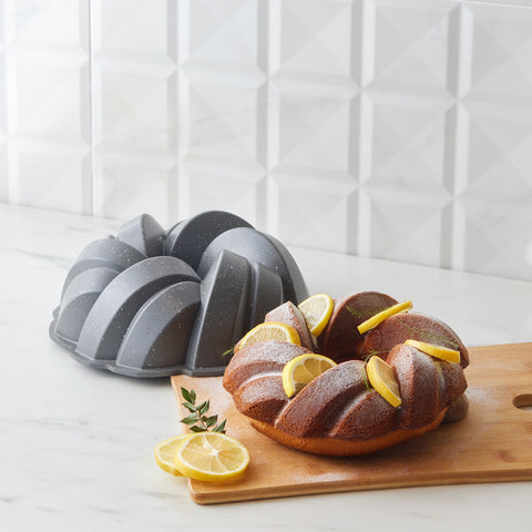 Karaca Cake Pro Moule à Gâteau en Fonte – Tricot Antracite 26 cm