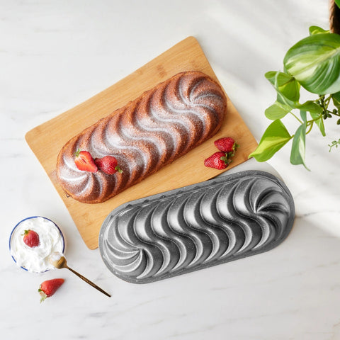 Karaca Cake Pro Vera Moule à gâteau en fonte, anthracite, 35 cm