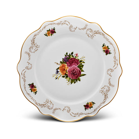 Service de Table en Porcelaine Karaca Antique 24 Pièces pour 6 Personnes