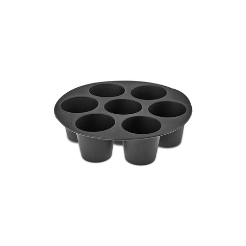 Crick Crack, Moule à Muffins en Silicone, Noir