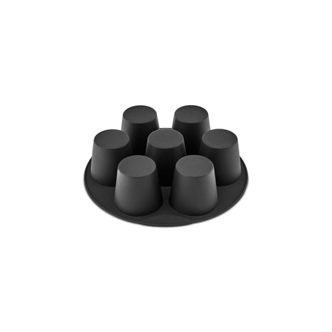 Crick Crack, Moule à Muffins en Silicone, Noir