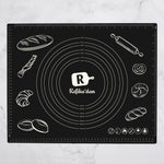 Karaca Refika's Tapis de roulage avec échelle de mesure – Silpat 40x50 cm