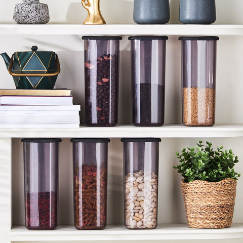 Karaca Rise Ensemble de 9 Contenants de Rangement Anthracite