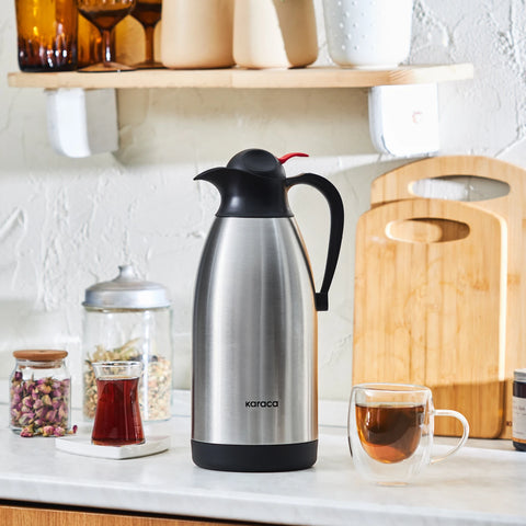 Théière-thermos Karaca Clark, 2,5 L, inox