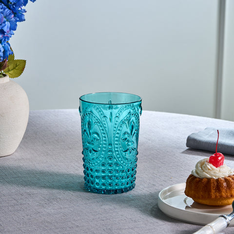 Verre à tumbler en acrylique Karaca Moise, 400 ml, Bleu