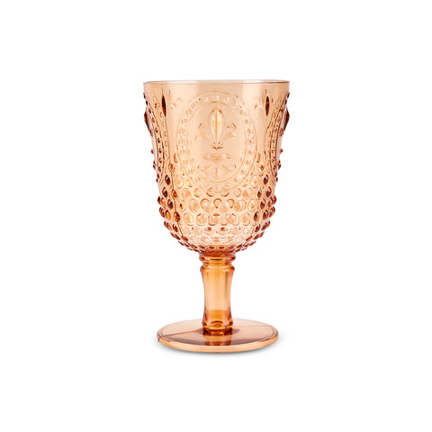 Verre à vin en acrylique Karaca Moise, 450 ml, Orange