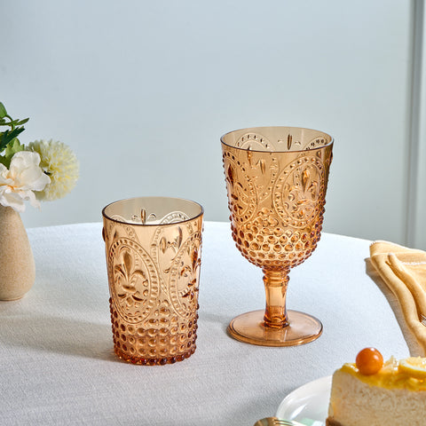 Verre à tumbler en acrylique Karaca Moise, 400 ml, Orange