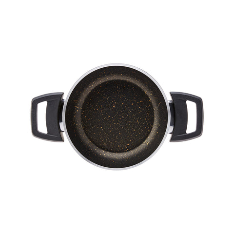 Karaca Biogranit V2 Set de cuisine 13 pièces Noir Or