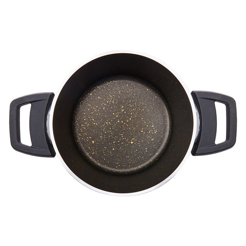 Karaca Biogranit V2 Set de cuisine 13 pièces Noir Or