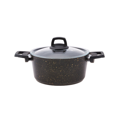 Karaca Biogranit V2 Set de cuisine 13 pièces Noir Or