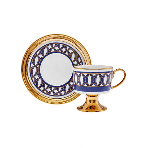 Karaca Hilal Ensemble De Tasses À Café Pour 2 Personnes 85 Ml