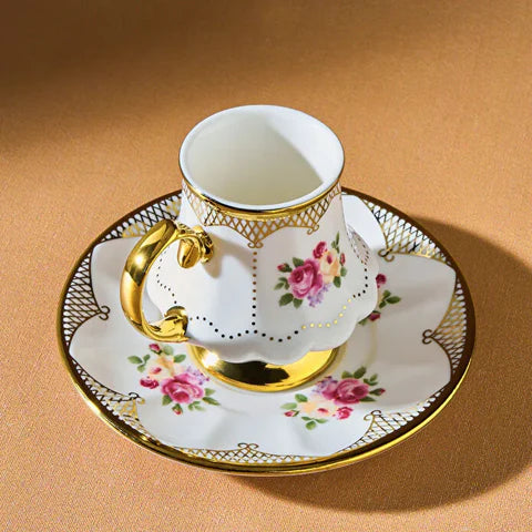 Karaca Nermin Ensemble De 2 Tasses À Café Pour 2 Personnes, 85 Ml