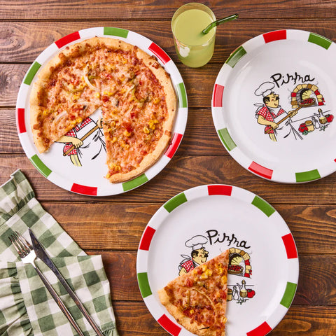 Ensemble de Pizza Karaca Napoly 5 Pièces pour 4 Personnes