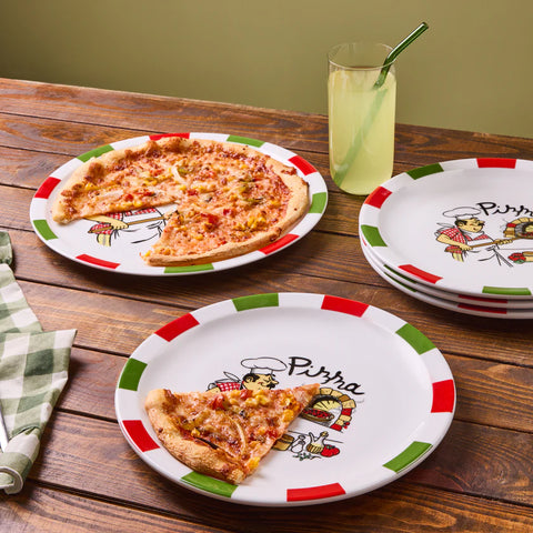 Ensemble de Pizza Karaca Napoly 5 Pièces pour 4 Personnes