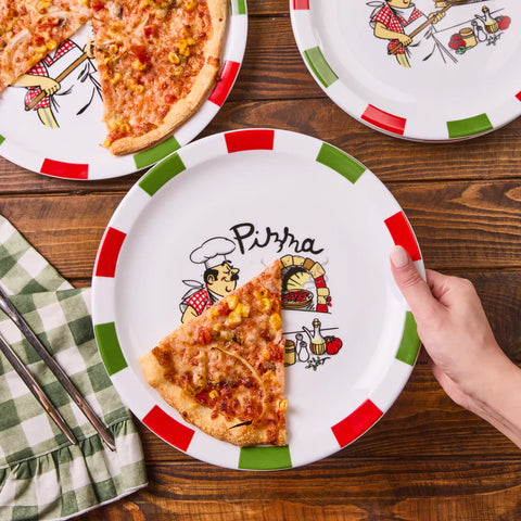 Ensemble de Pizza Karaca Napoly 5 Pièces pour 4 Personnes