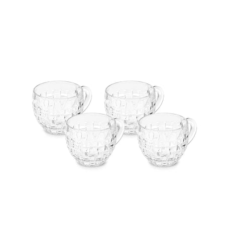 Service à Thé en Verre Karaca Emel pour 4 Personnes, 180 ml