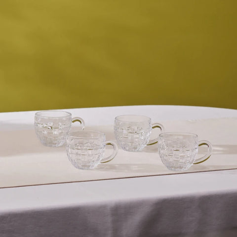 Service à Thé en Verre Karaca Emel pour 4 Personnes, 180 ml