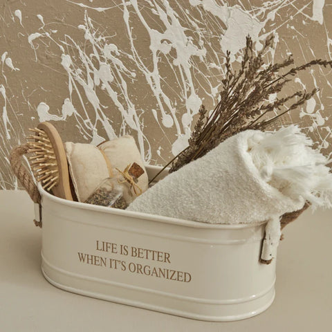 Karaca Home Sylvia Organiseur Blanc 28 cm