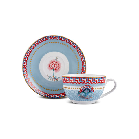 Set de Petit-Déjeuner Karaca Forever Bone Spello 26 Pièces Bleu