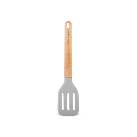 Spatule rainurée en silicone Karaca X Refika Gadgets avec manche en bois