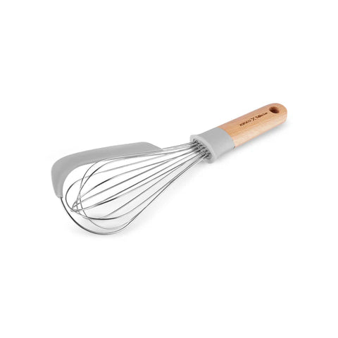 Fouet Karaca X Refika Gadgets avec manche en bois et raclette en silicone
