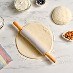 Rouleau à pâtisserie en silicone Karaca x Refika Gadgets avec manches en bois