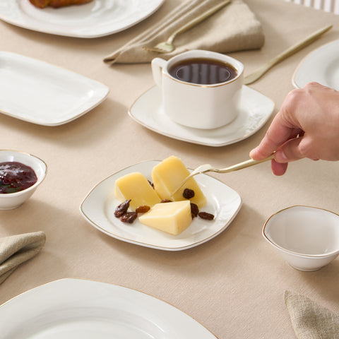 Karaca Padoca Gold Ensemble De Petit-déjeuner 26 Pièces Pour 6 Personnes